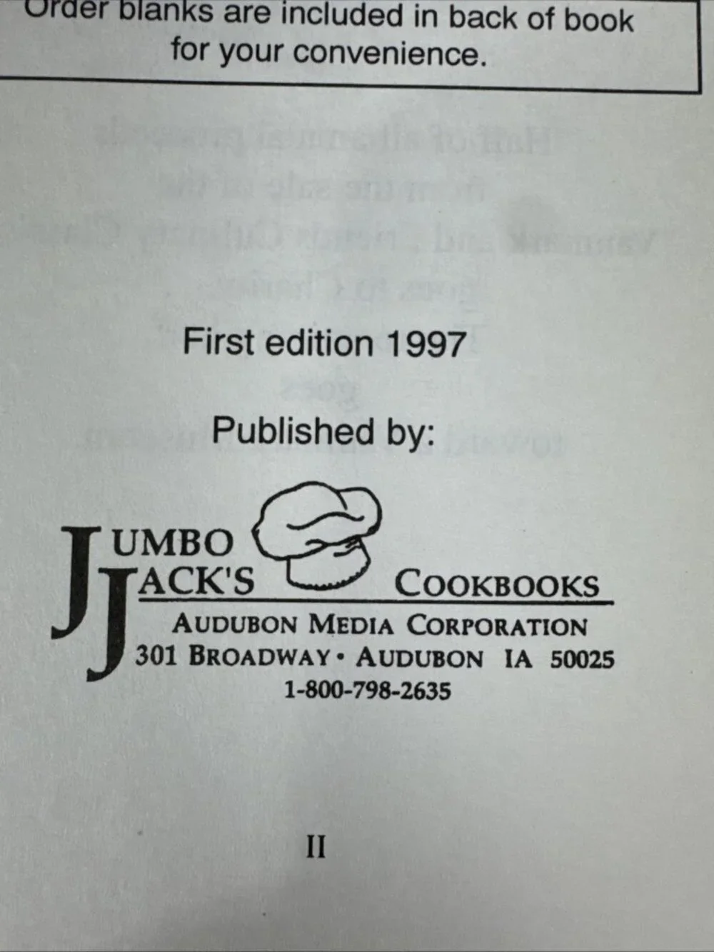 1997 Vanmark and Friends Culinary Classics Cookbook Iowa corporation Wallace